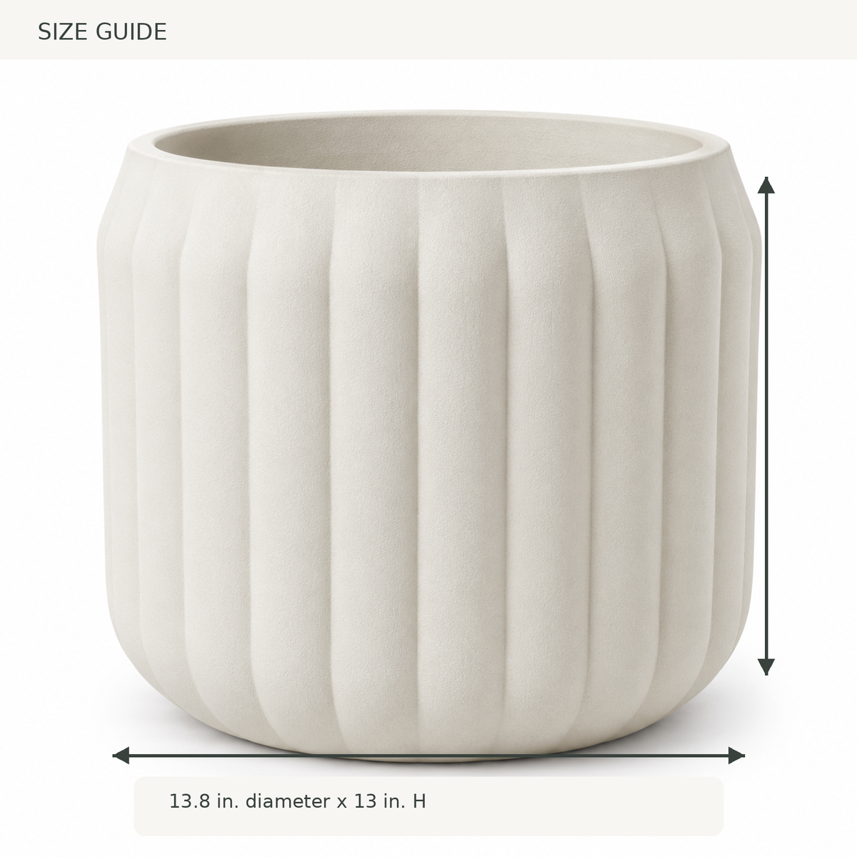 Nola Ribbed Planter