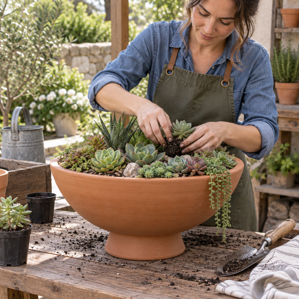Sol Footed Bowl Planter