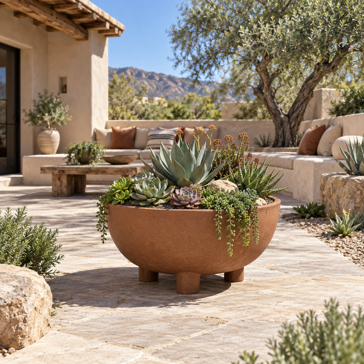 Sol Footed Bowl Planter