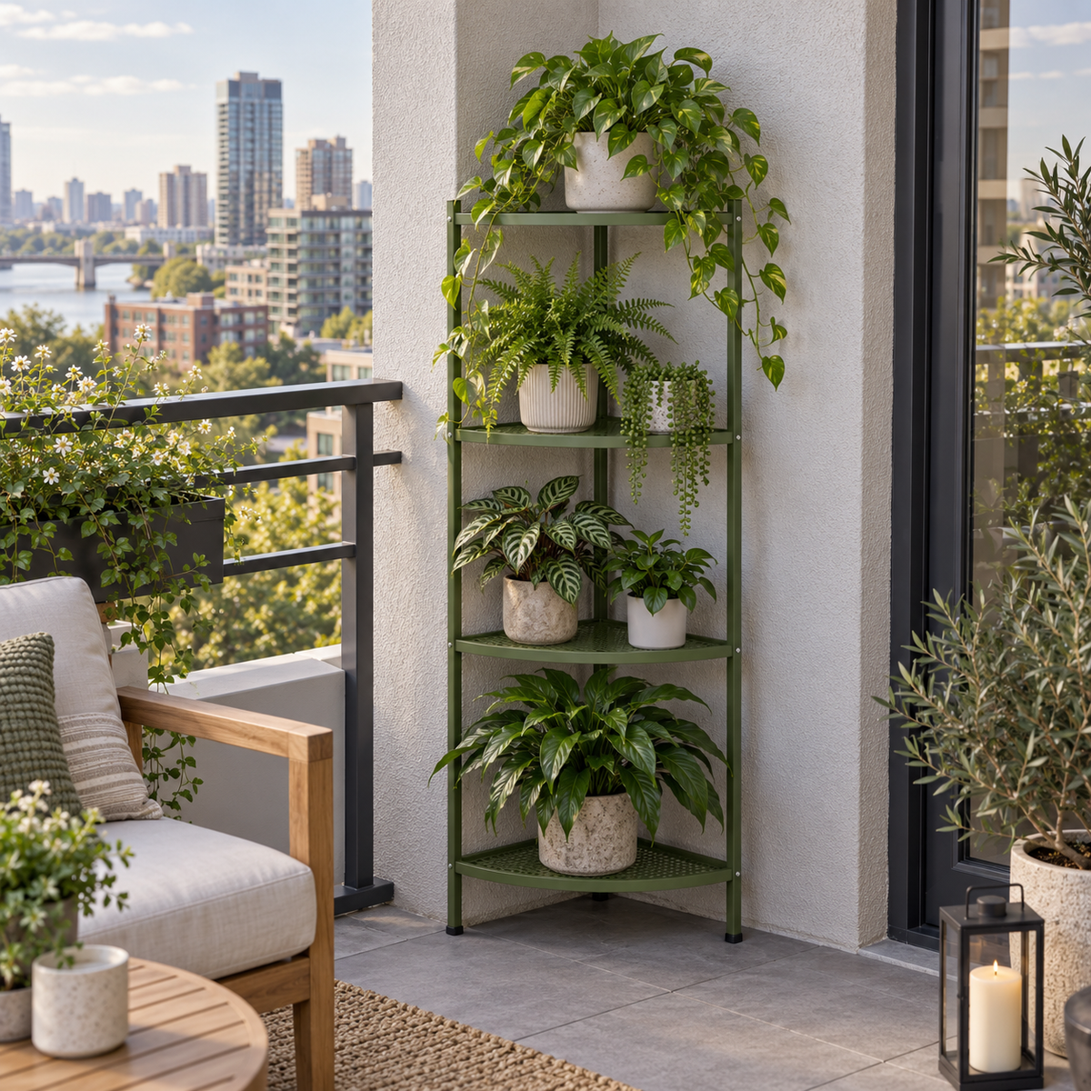 Nook Corner Plant Shelf