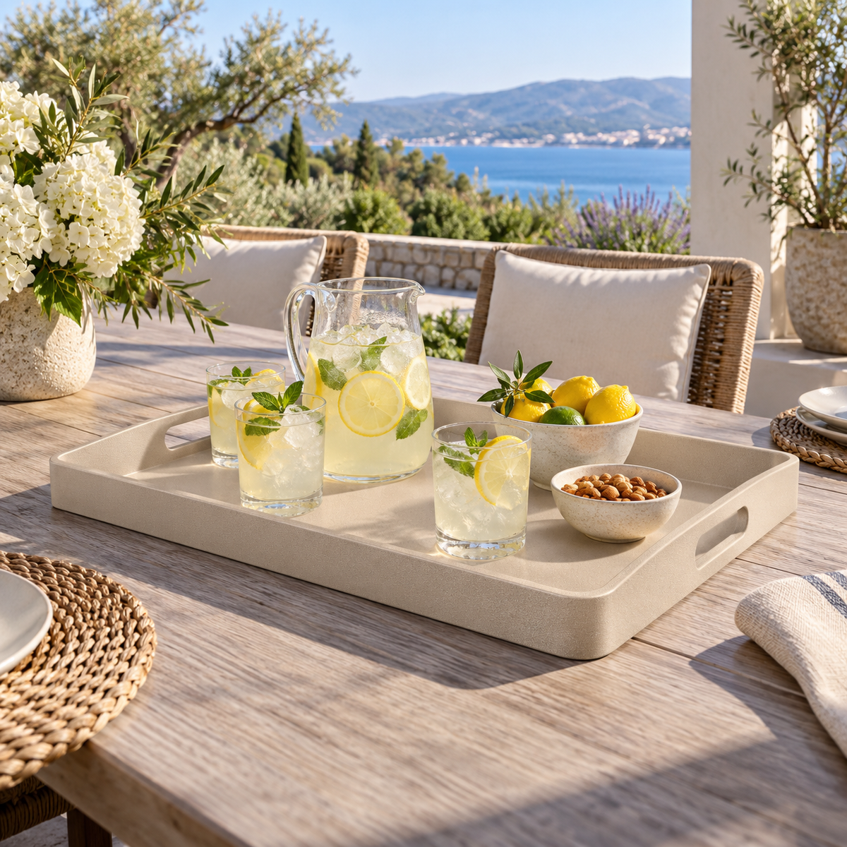 Slate Outdoor Serving Tray