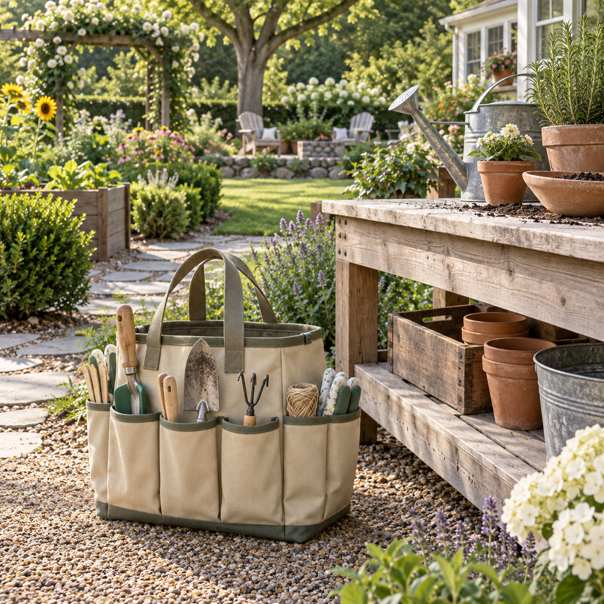 Root Garden Tool Tote
