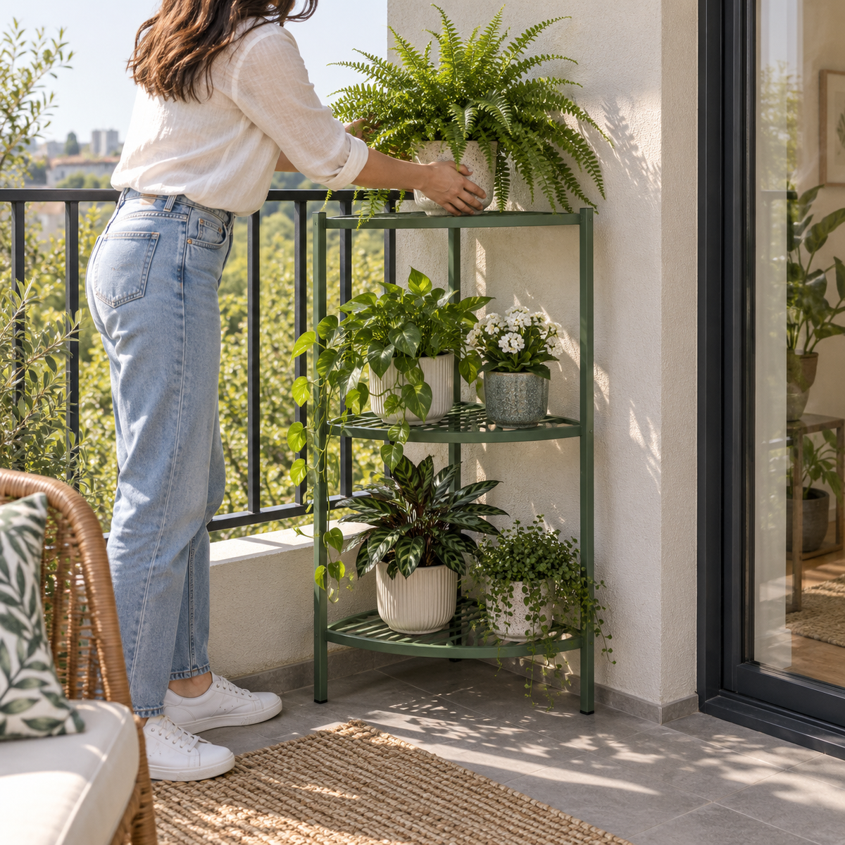 Nook Corner Plant Shelf
